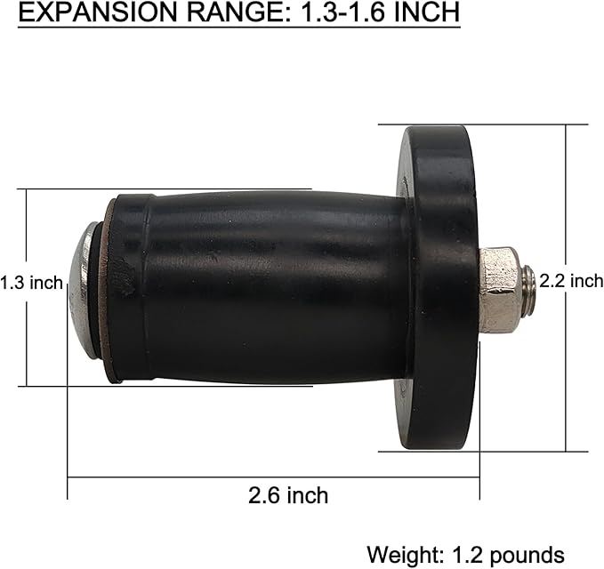 Pool scupper Plug，Mechanical Test Plug,Test Plugs for Plumbing,Drain cleanout Plug,Basement Sewer Drain Cap,Sewer Test Plug. (1.3-1.6 inch)