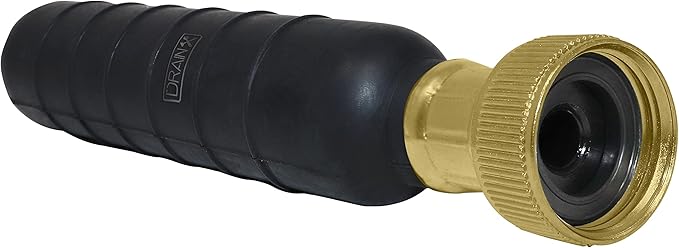 DrainX Hydro Pressure Drain Cleaning Bladder - Fits 1.5" to 3" Drain Pipes - Unclogs Stubborn Blockages in Bathroom Sinks, Shower Drains, Bathtubs, Plumbing Pipes