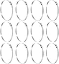 HARFINGTON 12 Pcs Hose Clamp 6-1/8"-7" (155-178mm) 304 Stainless Steel Adjustable Worm Gear Hose Clamp with Phillips Screw Assortment Kit for Fuel Line Pipe Plumbing Automotive Tube