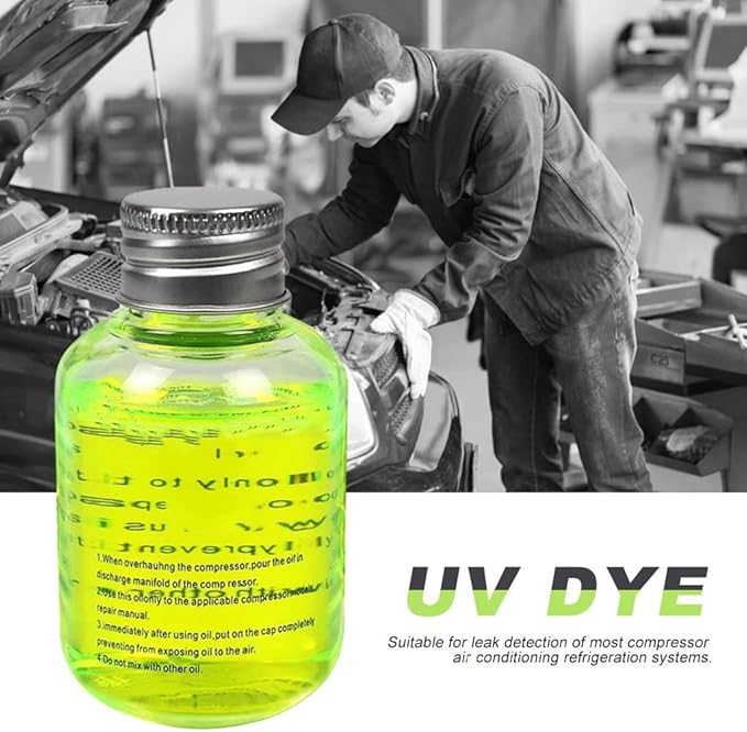 Leak Test Detector Dye High Concentration Leakage Testing Agent 60ml Fluorescent Agent Radiator