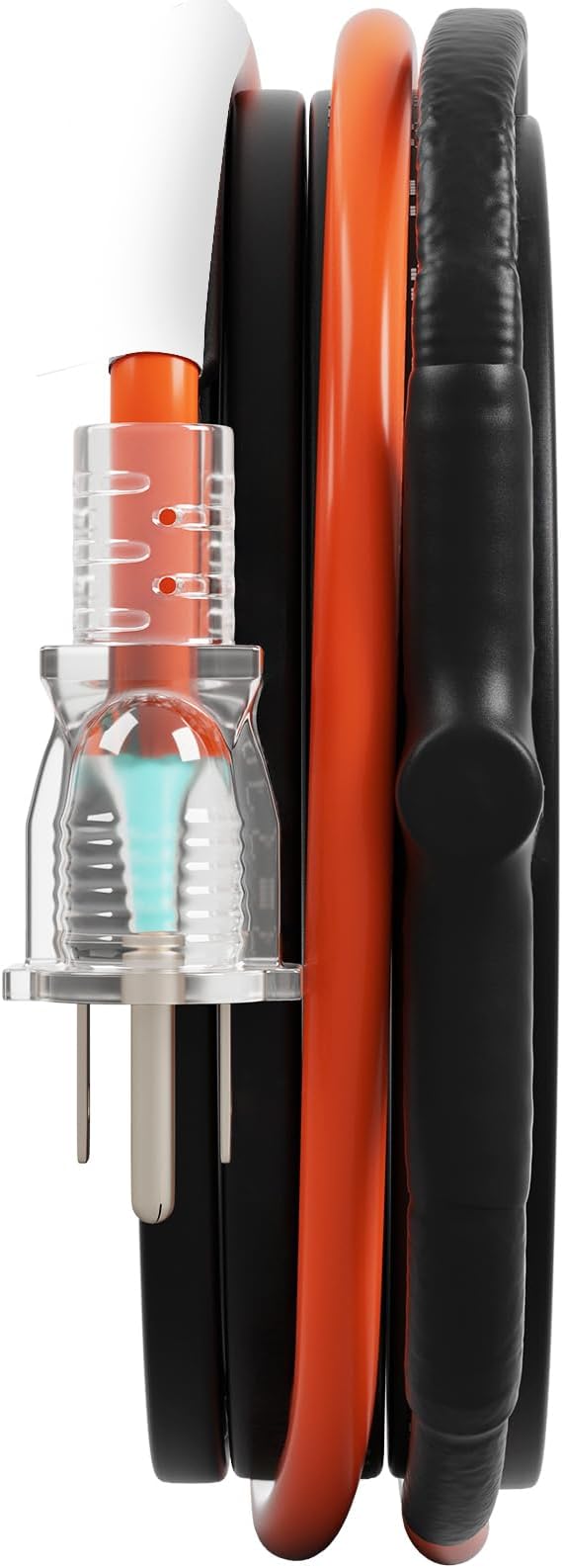 VEVOR Self-Regulating Pipe Heating Cable, 12FT 5W/FT Heat Tape for Pipes Freeze Protection, Water Pipe Heat Cable with Built-in Thermostat Protects PVC Hose, Metal and Plastic Pipe from Freezing