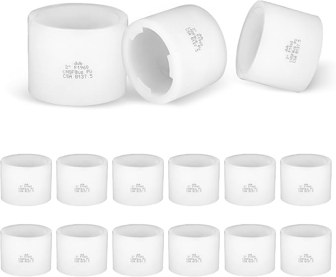 (Pack of 15) Seelink 2 Inch Inch PEX A Expansion Rings, Expansion Rings and Sleeves for PEX A Pipe and Fitting Connection