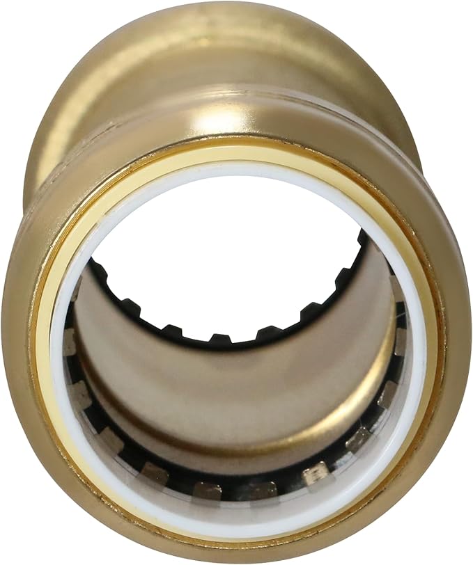 XFITTING 1 Inch PVC Push Fit Slip Coupling, Push to Connect PVC Coupling, 5 Pieces