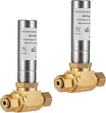 (2 Pack) Lidertik Water Hammer Arrestor for Dishwasher and Toilet 3/8 Inch Male Compression and 3/8 Inch Female Compression, Absorb Shock and Reduce Noise for Water Pipe