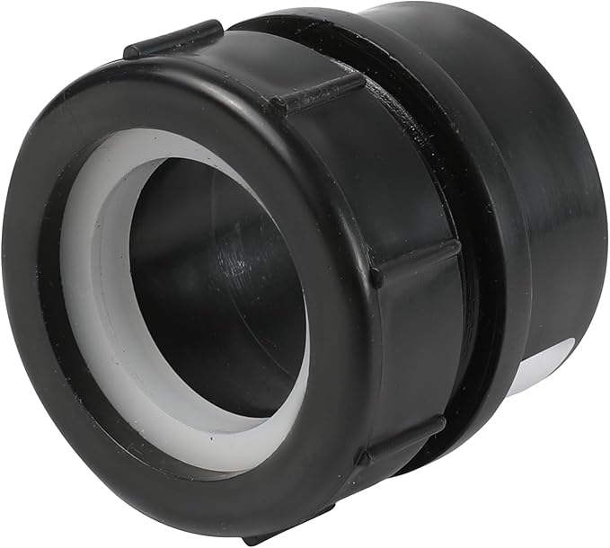 10-Pack EFIELD 1-1/2"x 1-1/4"ABS DWV Trap Adapter W/PLASTIC NUT(Hub x SJ)