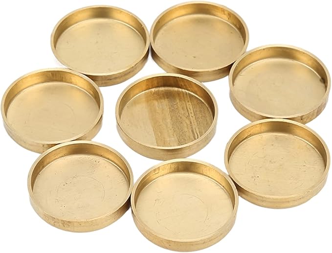 Engine Freeze Plug Kit Brass Freeze Frost Expansion Plug Parts MPE-100BR Compatible with Chevy Small Block 283ci 305ci 327ci 350ci 1957-1997
