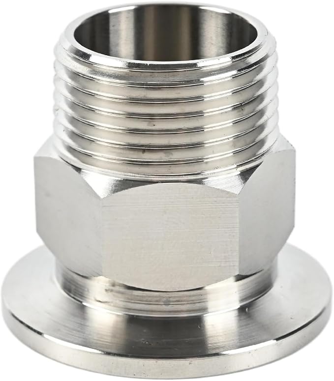 SS304 KF25 NPT Male Adaptor thread 3/4" NW25 KF Male coupling ISO-KF25 X NPT 3/4"