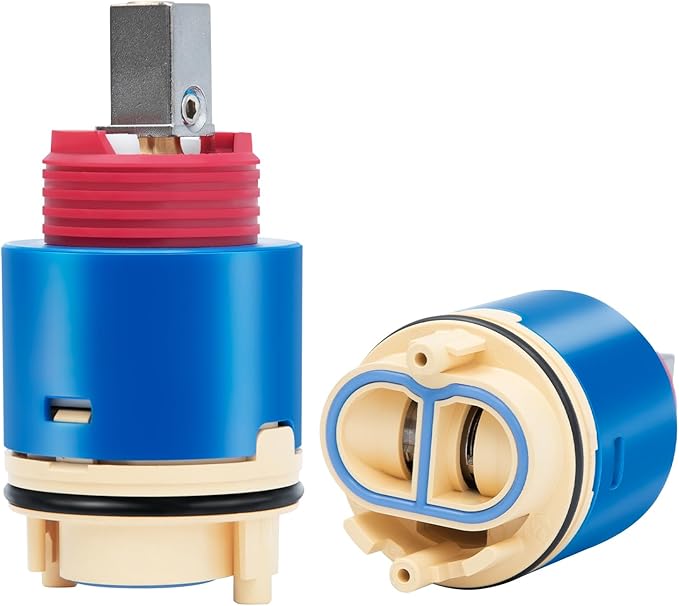 JH02BJ HL-40 Ceramic Pressure Balance Cartridge Replacement for Zurn, CFG, Dominion, Aqua Source, and More, 40mm Shower Faucet Cartridge