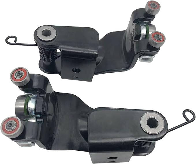1 Pair Sliding Door Roller with Metal Bearing for Power Slide Door Left Driver & Right Passenger Side Compatible with Honda Odyssey Van Accessories 2005-2010 Replacement (Center - Pair w/plastic)