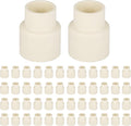 (50 Pieces) EFIELD 3/4" x 1/2" CPVC Pipe Fittings, Slip x Slip (Socket) Coupling, For Hot and Cold Water Plumbing,(CPVC028-10-50PCS)
