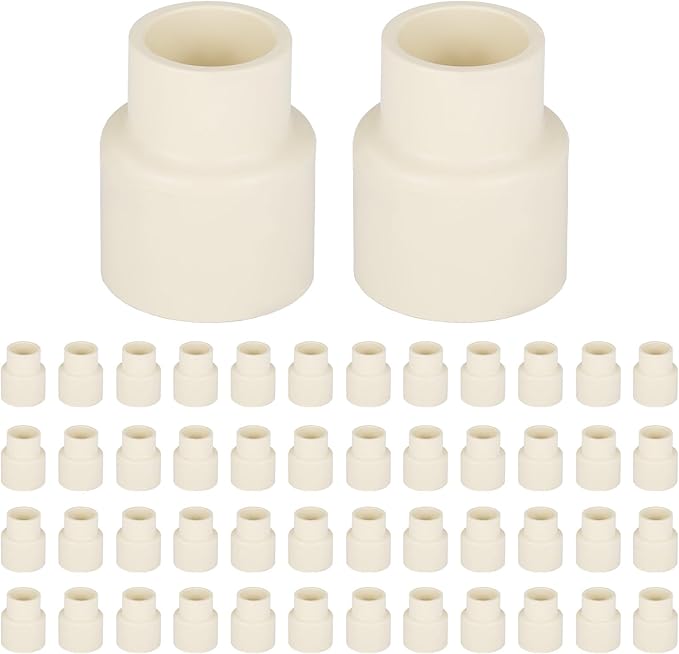 (50 Pieces) EFIELD 3/4" x 1/2" CPVC Pipe Fittings, Slip x Slip (Socket) Coupling, For Hot and Cold Water Plumbing,(CPVC028-10-50PCS)