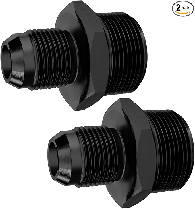 10AN Flare to AN6 ORB Male O-Ring Fitting Adapter (2PCS)