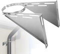 Adjustable 8" Chimney Pipe Wall Support Bracket, Fireplace Pipe Wall Bracket for 6" (8" O.D.) Double Wall Chimney Pipe