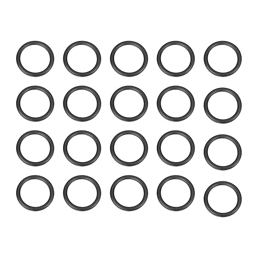 HARFINGTON 20pcs Nitrile Rubber O-Rings 34mm OD 26mm ID 4mm Width Metric Buna-N NBR Sealing Gasket Plumbing Sealing Repair O Rings for Car Auto Vehicle Repair Faucet Air Gas