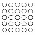 HARFINGTON 50pcs Nitrile Rubber O-Rings 20mm OD 16mm ID 2mm Width Metric Buna-N NBR Sealing Gasket Plumbing Sealing Repair O Rings for Car Auto Vehicle Repair Faucet Air Gas