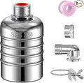 2PCS 304 Stainless Steel Float Valve,Water Tank Float Valve,1/2 to 3/4 Inch Automatic Water Level Control, No Pump Needed for Water Tanks,Livestock Troughs（Top/Side Entry）