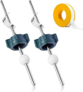 Lavatory Pop Up Center Piece Assembly,Pivot Rod Bathroom Sink Repair Kit,Sink Ball Replacement Parts Compatible with Price Pfister Pop Up Stopper and Other Popular Brands, Replacement for PS2673（2PCS）