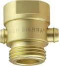 High Sierra® - Shower Head Pause & Pressure Control Valve - Solid Metal – Push-Button Valve Easily Controls the Flow of Water or Shuts It Off to Just a Trickle - Brushed Gold Finish