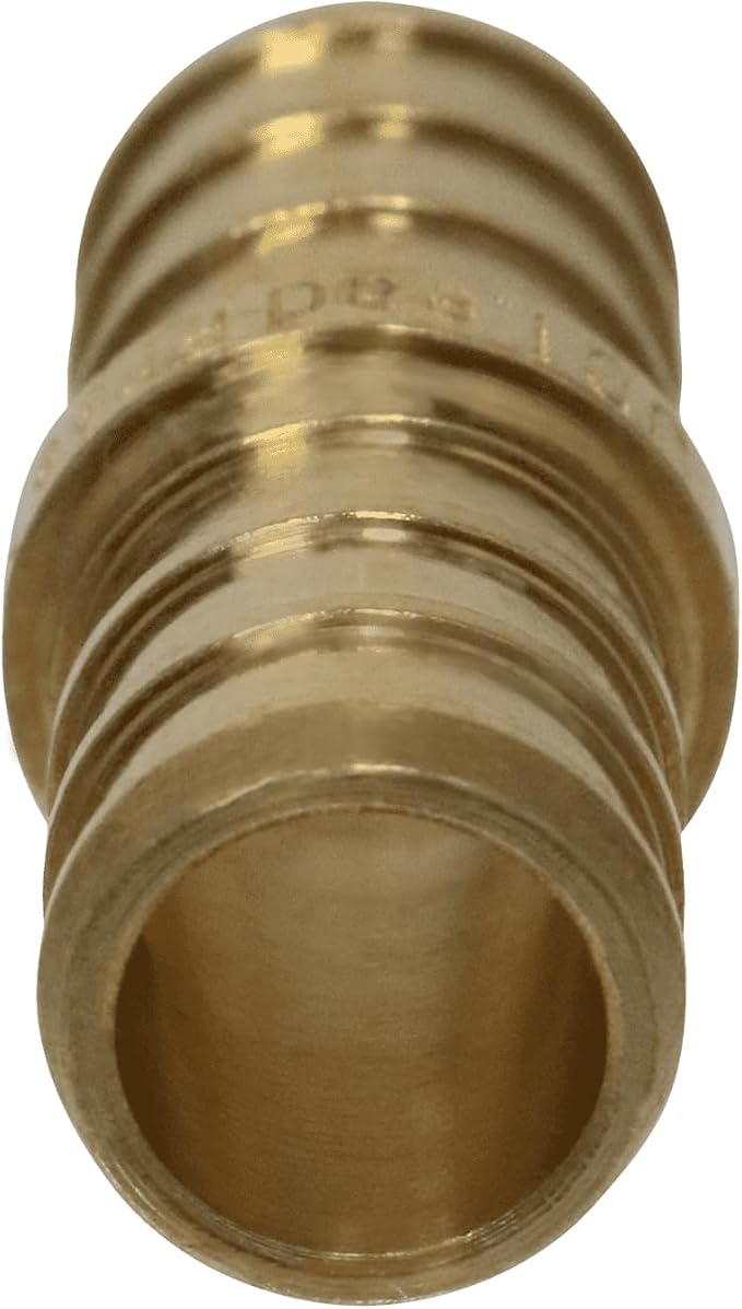 XFITTING Pex 1/2 Inch x 1/2 Inch Pex Coupling, 23-3-4=25XX, 25 Pieces