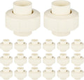 (20 Pack) EFIELD 1" Inch CPVC Slip Union, CTS x CTS Union Solvent Connection Fittings,(CPVC032-20PCS)