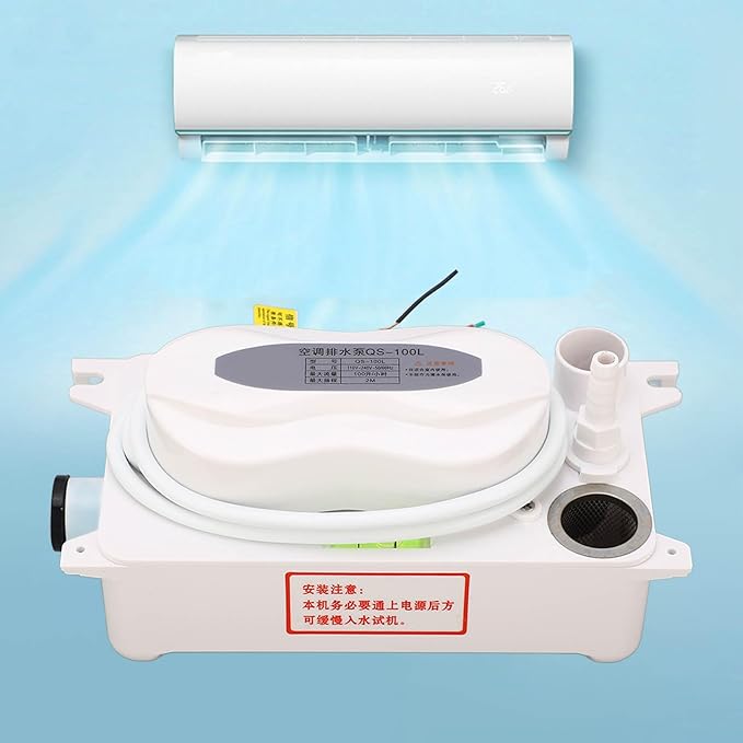 HVAC Water Drain Pumps, Condensate Removal Water Pumps with 600ml Storage Box, Automatic Operation and Stop Function, Ideal for Air Conditioners, Ice Makers