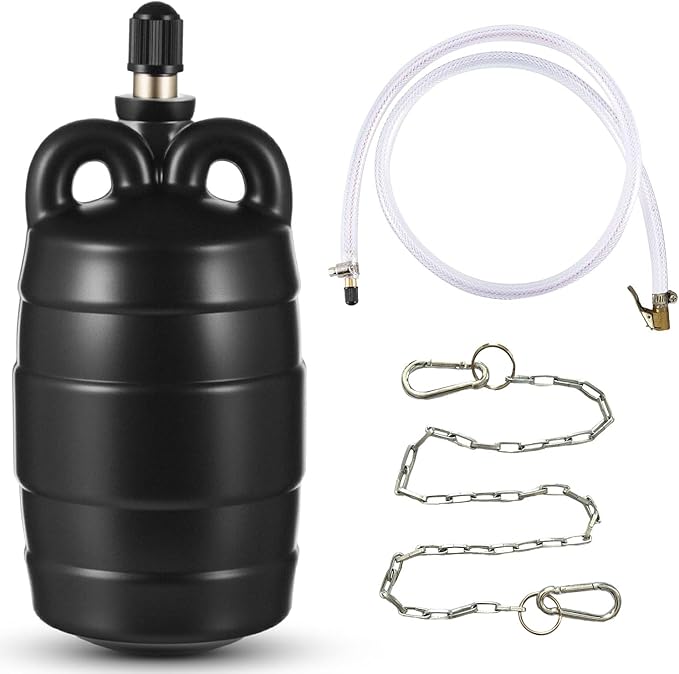Test-Ball Pipeline Plugging Air Bag,Sewer Test Plug，Water Shut Off Airbag, Rubber Plumbing Balloon，Inflatable Pipe Test Plug，Used for Drainage Pipe, Sewage Pipe Temporary Water Blocking (3 Inchs)