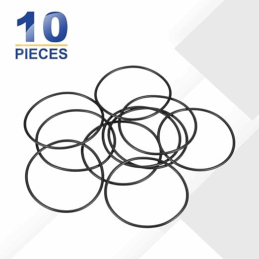 HARFINGTON 10pcs Nitrile Rubber O-Rings 54mm OD 50mm ID 2mm Width Metric Buna-N NBR Sealing Gasket Plumbing Sealing Repair O Rings for Car Auto Vehicle Repair Faucet Air Gas