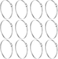 HARFINGTON 12 Pcs Hose Clamp 5-9/16"-6-1/2" (141-165mm) 304 Stainless Steel Adjustable Worm Gear Hose Clamp with Phillips Screw Assortment Kit for Fuel Line Pipe Plumbing Automotive Tube