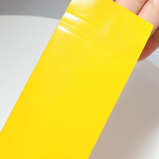 ROSEUP 2 Pack Duct Tape Heavy Duty,7.5 Mil Thickness,2 Inches x 30 Yards,Flexible,No Residue,Waterproof and Tear by Hand,Multi-Use for Indoor & Outdoor, Yellow