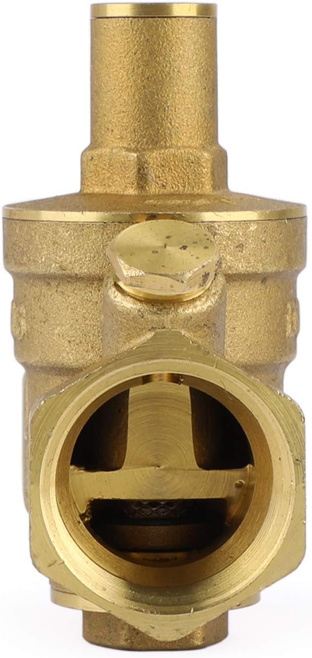 Topteng DN25 1" Brass Adjustable Water Pressure Reducing Regulator Valves With Gauge