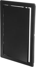 8" x 12" Black Plastic Access Panel. Service Shaft Door Panel. Plumbing, Electricity, Heating, Alarm Wall Access Panel for Drywall. Bathroom Services Access Hole Cover.