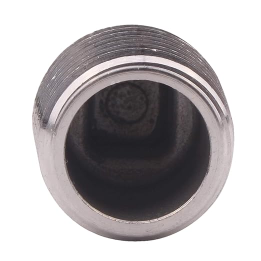 Stainless Steel 304 Cast Pipe Fitting, Square Head Cored Plug, Class 150, 1/2'' NPT Male