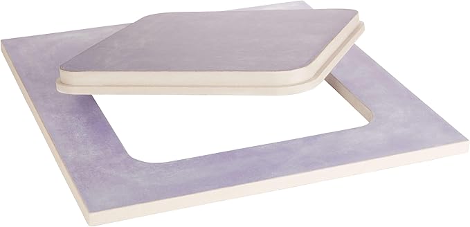 Spectre 722 All-Drywall Ceiling Access Panel – Fire-Rated- GFRG Alternative– Seamless Flush Fit, Gravity Closure, Made of Impact-Resistant Drywall – USA Made Product (FIRE Rated, 16x16)