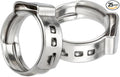 25 PCS 3/8 inch PEX Pipe Clamps, MISPIRE PEX Cinch Clamps Stainless Steel 304 Pinch Clamps for PEX Pipe Tubing Fitting Connections, Sliver