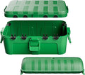 Flemoon 2-Piece Outdoor Waterproof Electrical Box Set – 12.5" x 8.5" x 5" Large Electrical Box & 11.3" x 4.3" x 3" Extension Cord Cover for Power Strip, Outlet, Holiday Light, Green
