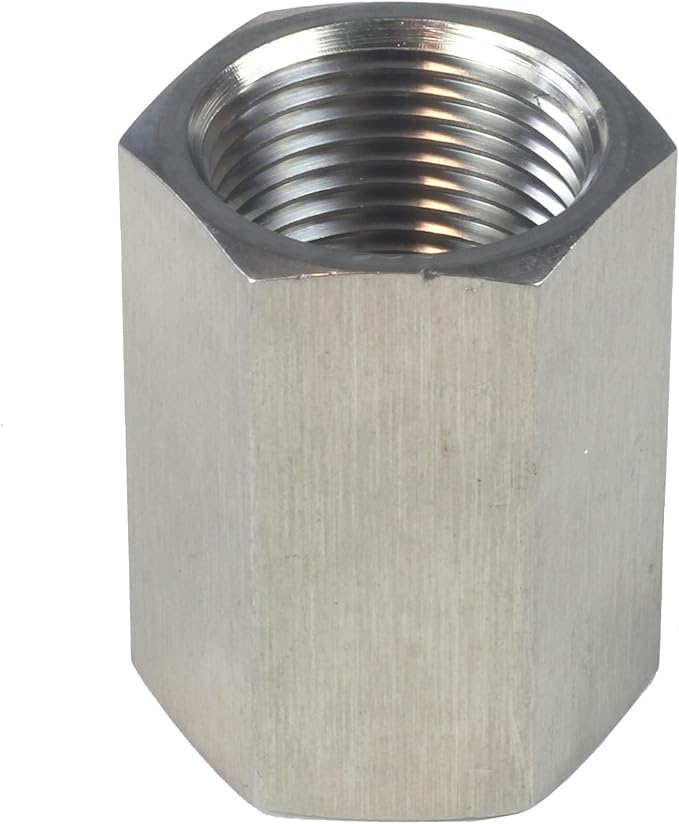 HFS(R) Hex Coupling Coupler 1/4" Female NPT x 1/4" Female NPT Stainless Steel 304