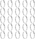 HARFINGTON 25 Pcs Hose Clamp 2-9/16"-3-1/2" (65-89mm) 304 Stainless Steel Adjustable Worm Gear Hose Clamp with Phillips Screw Assortment Kit for Fuel Line Pipe Plumbing Automotive Tube