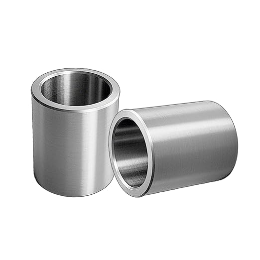 Stainless Steel Reducer Bushing, Screw Standoff Metal Spacer 1/2" to 3/8" Steel Reducer Standoff Bushing Adapters for 3/8" Screws Bolts and Rods, Round Metal Stainless Steel Spacer Set of 10