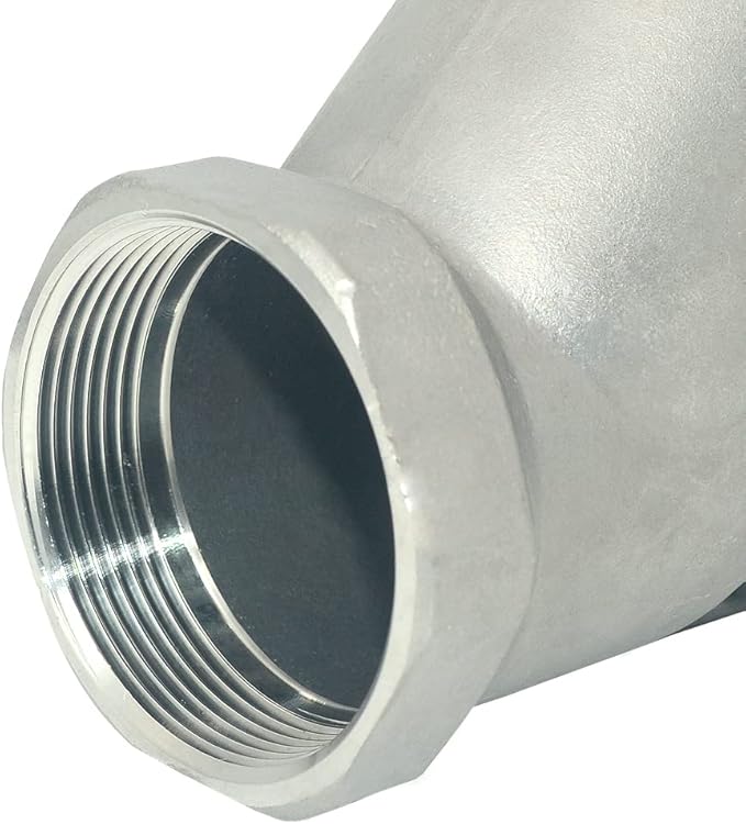 2" WYE Strainer Mesh Filter Valve,800WOG Y-Spring NPT Female Check Valve,Stainless Steel SS316 CF8M