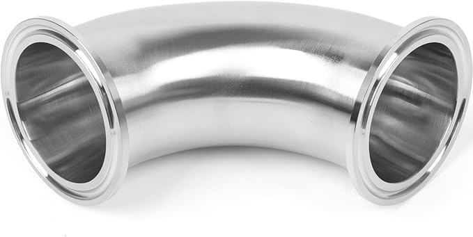 Elbow 2" Tri Clamp Elbow 90 Degree Pipe Fitting 50.5mm Pipe OD Sanitary Fitting Stainless Steel 304