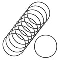 10-Pcak Nitrile Rubber O-Rings, 122mm ID, 130mm OD, 4mm Width, Metric Sealing Washer Gasket for Automotive Machine Plumbing/Faucet/Air or Gas Connections, Resists Oil and Heat