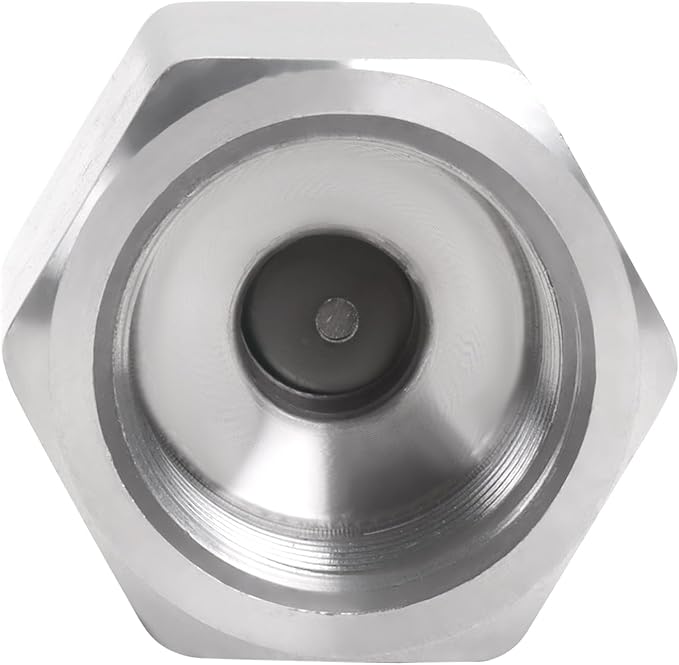 Air Check Valve - 1/2" NPT Female x Male High Temperature Stainless Steel Hex One Way Valve For Air