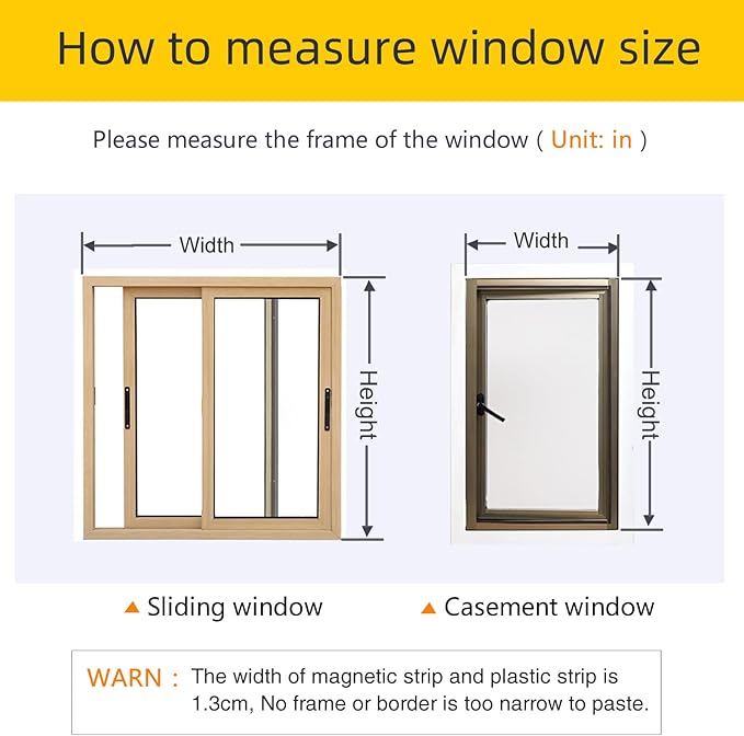 DIY Magnetic Window Insulation kit Transparent Film with White Frame Max 47"X51"Fits Any Size Smaller