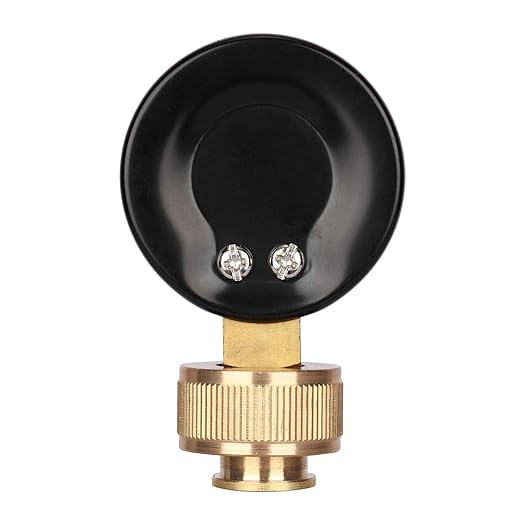 MEASUREMAN 2" Water Pressure Test Gauge, 3/4" Female Hose Thread, 0-200 psi/kpa with Maximum Pressure Memory