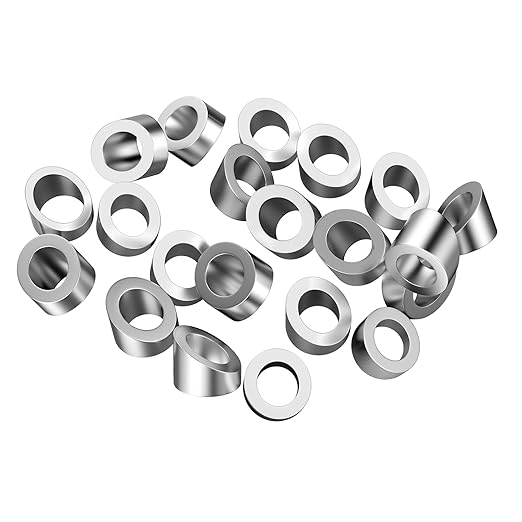BLIKA 10 Pack 5/16" ID Angle Washers for Cable Railing Stair Ends, Stainless Steel 30 Degree Angle Beveled Washer for 1/8", 3/16" Invisible Cable Railing Hardware, Cable Railing Angled Washer