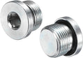 1-Pack M22x1.5mm Inner Hex Head Pipe Fitting Plug, Carbon Steel Sensor Socket Plug with Seal O-Ring for Terminate Pipe Ends/High Pressure Washer, Sealing Screw
