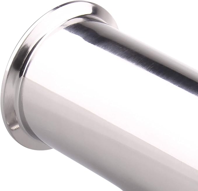 DERNORD Reducing Clamp Tee 3 Way Stainless Steel 304 Sanitary Fitting (3 inch x 3 inch x 1.5 inch)