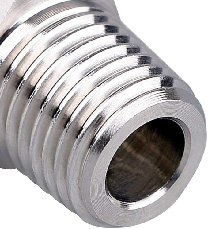 Joywayus Hex Nipple 3/8"NPT Male x 3/8"NPT Male Threaded Stainless Steel 304 Threaded Nipple Pipe Fittings for Brew Kit Home Piping (Pack of 5)