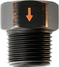 High Sierra® - Solid Metal Certified Vacuum Breaker and Backflow Preventer for Handheld Shower Heads - Oil Rubbed Bronze Finish