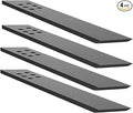 Countertop Support Bracket 4 Pack 14" Lx 2.5" W Hidden Black Knee Wall Support Countertop Bracket 3/8" Thick Heavy Duty for Quartz/Granite/Wood/Concret Countertops Screws Included